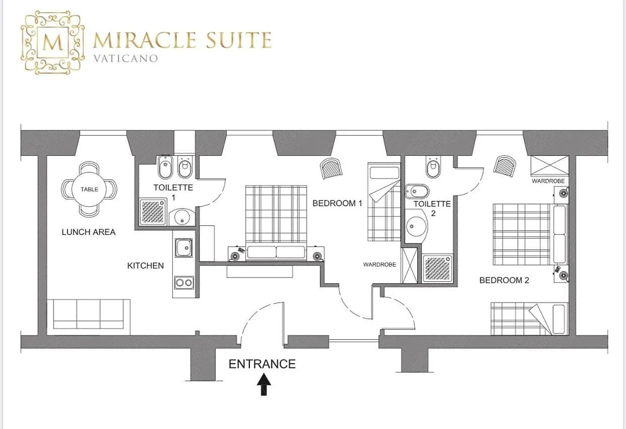 Vatican Miracle Suite Rom Apartment